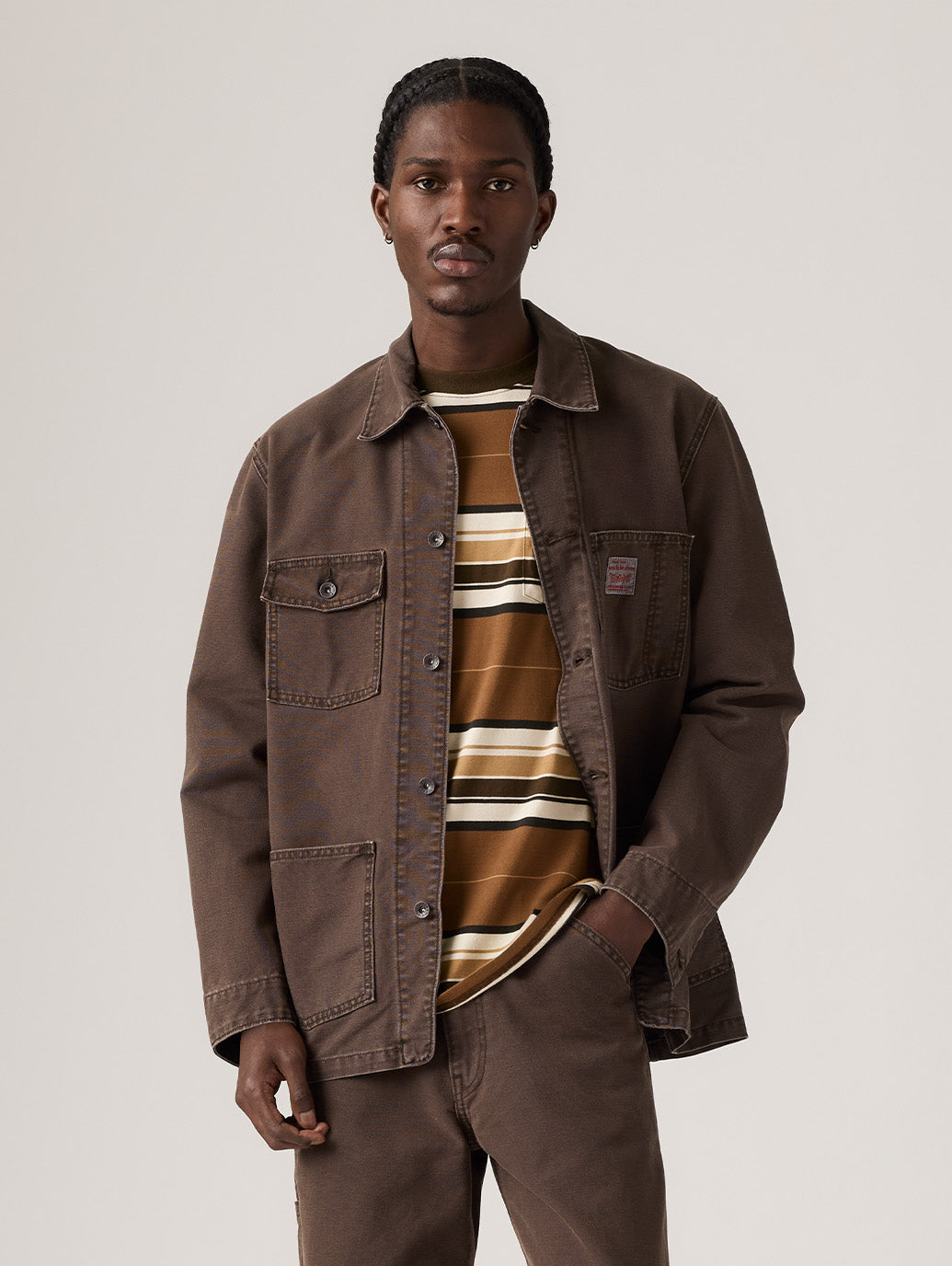 WORKWEAR ベーカリーチョアジャケット ブラウン – リーバイス®公式