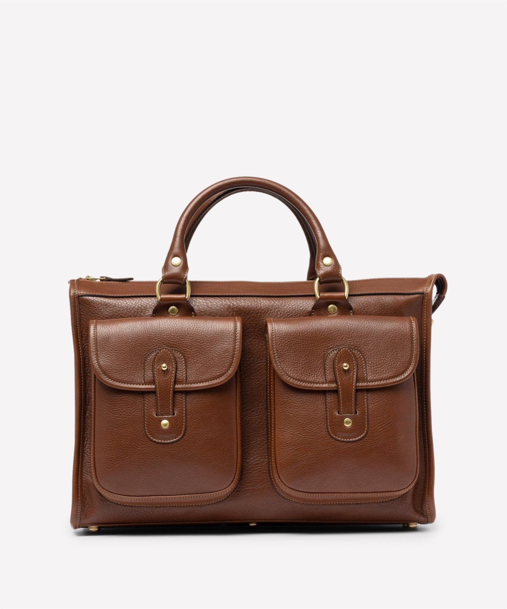 Examiner No. 5 | Vintage Chestnut Leather Briefcase | Iconic