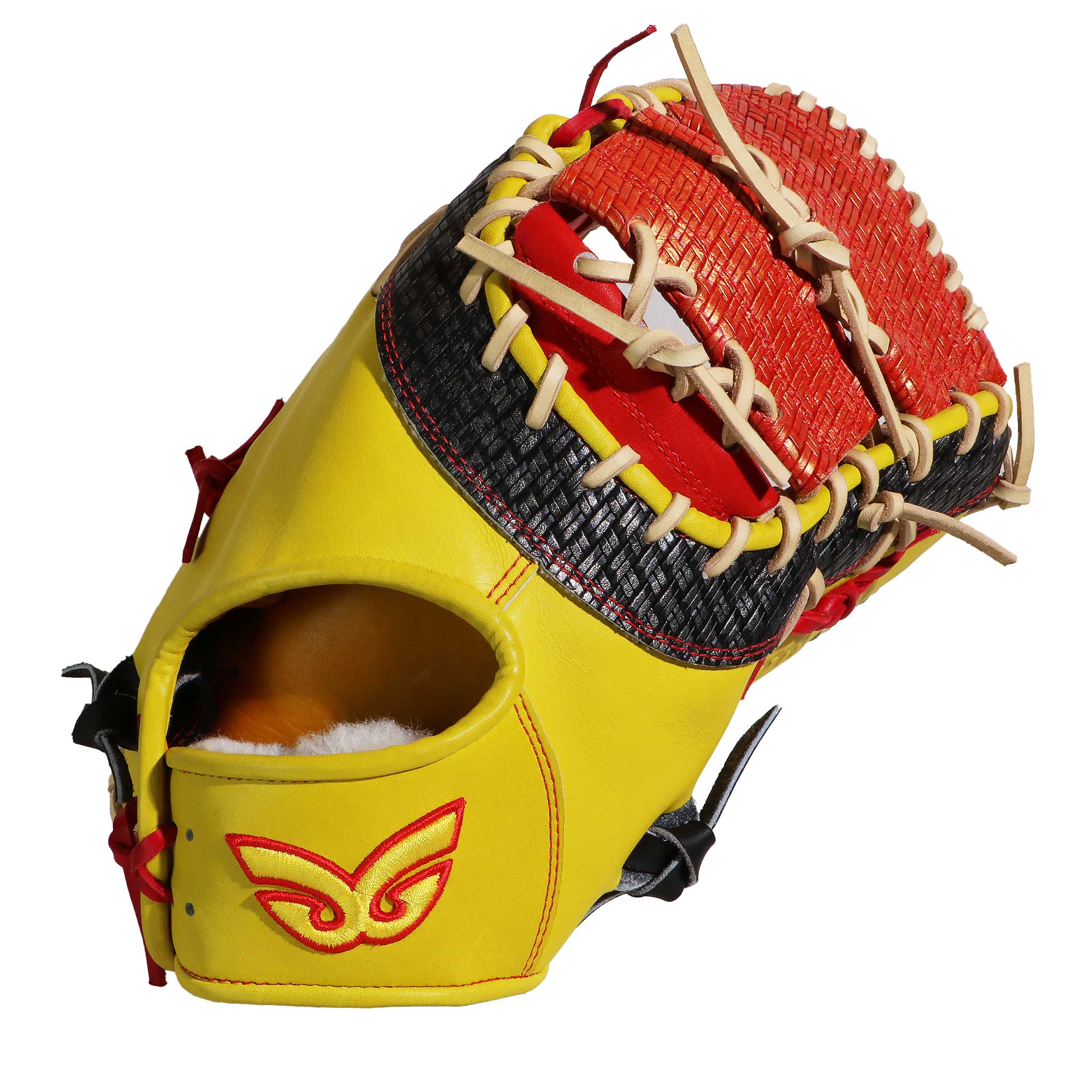 硬式用｜ファーストミット｜003型｜ジュテルステア×型押し(しめ