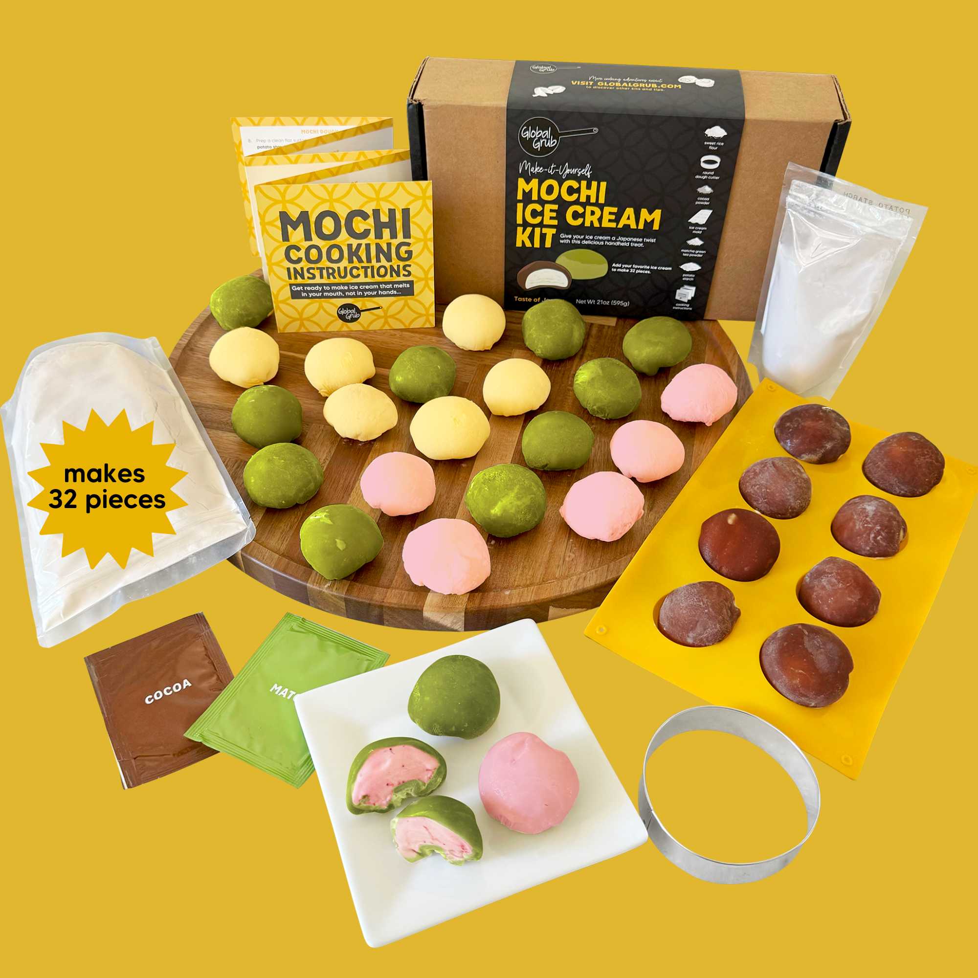 DIY Mochi Ice Cream Kit | Mochi Making Kit | Global Grub – Global Grub