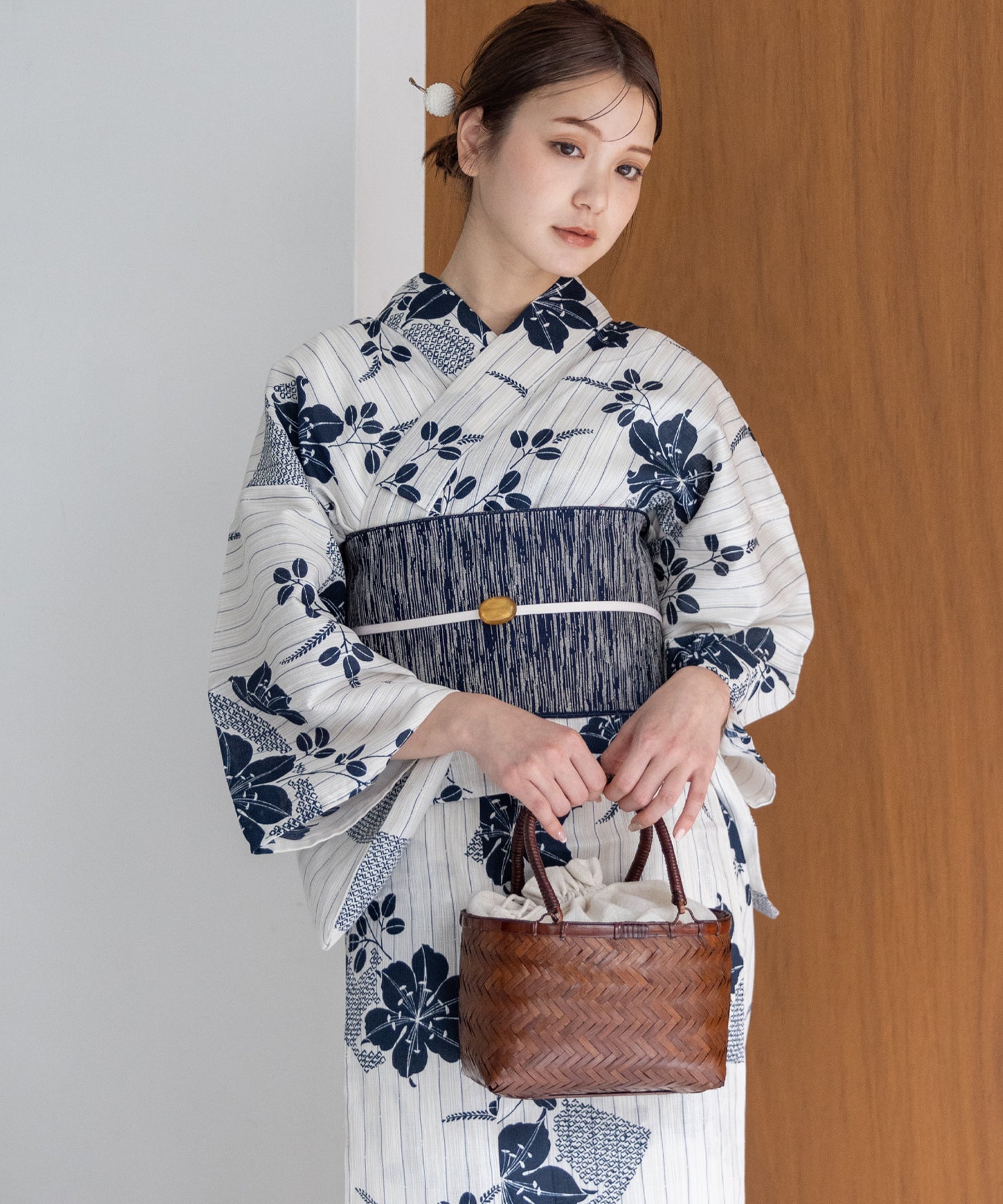 こだわり浴衣 5点セット (浴衣/帯/下駄/腰紐/着付け冊子) 浴衣