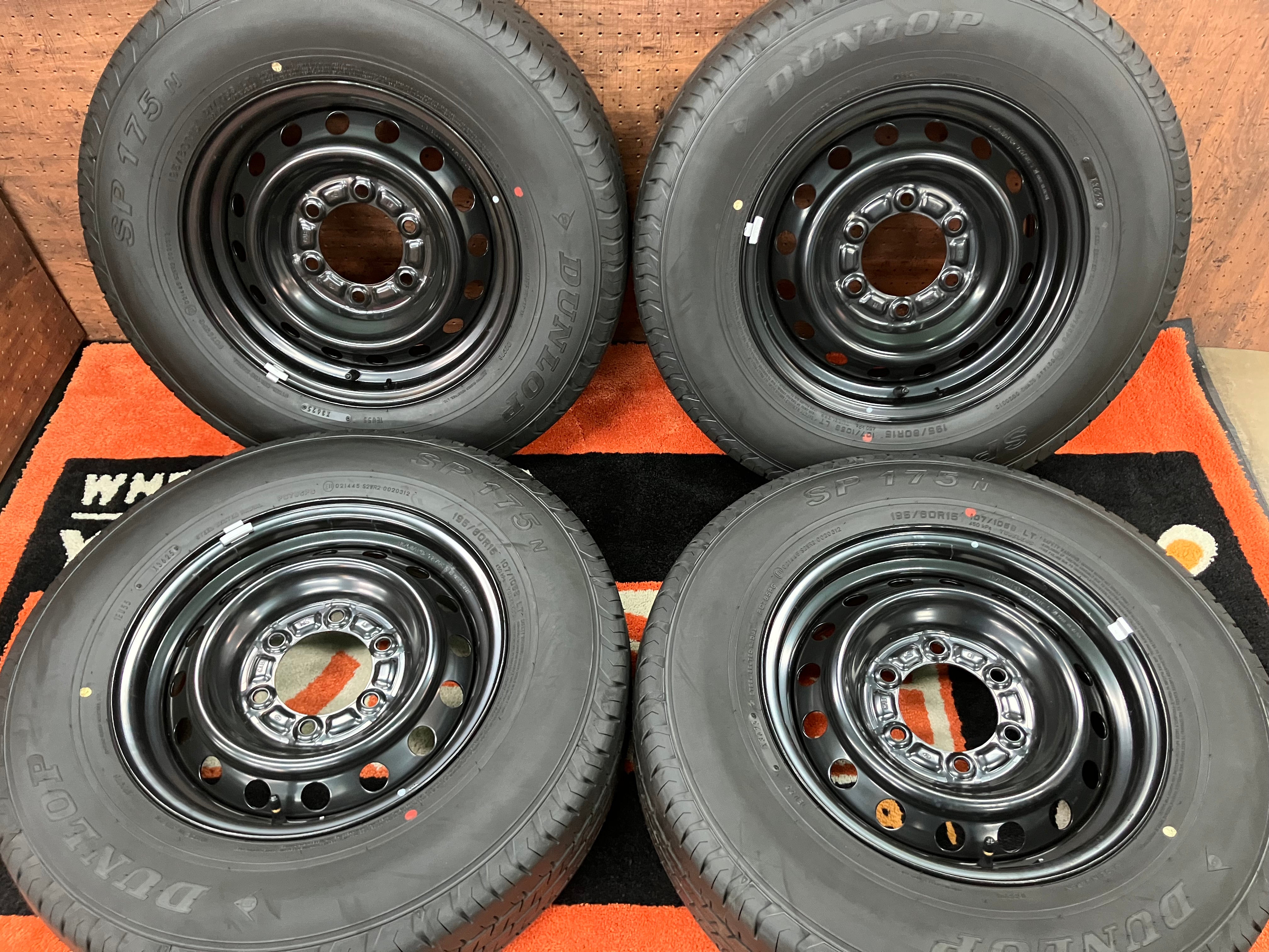 ◇新車外し♪トヨタ 200系ハイエース 純正スチールホイール◇15インチ