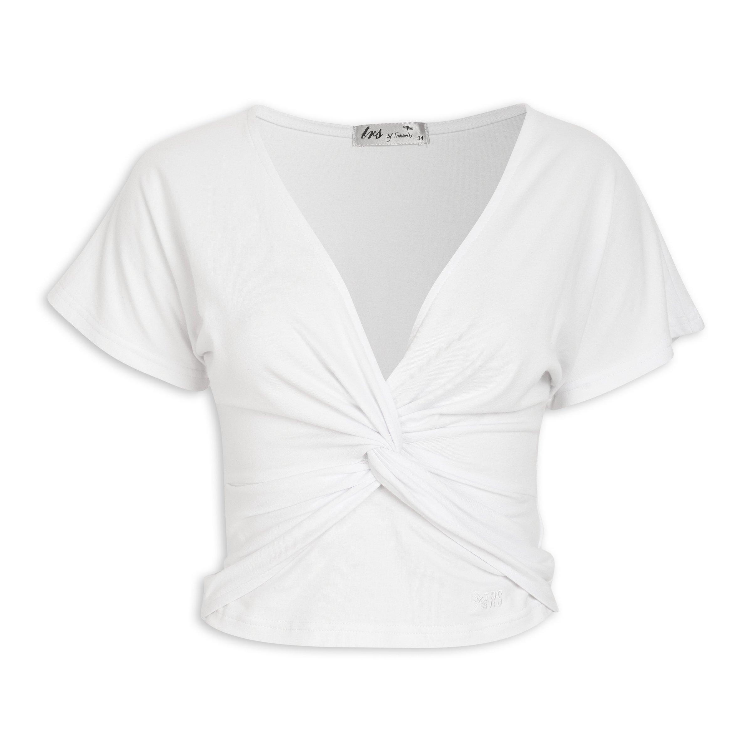 White Wrap Top (3125947) | TRS