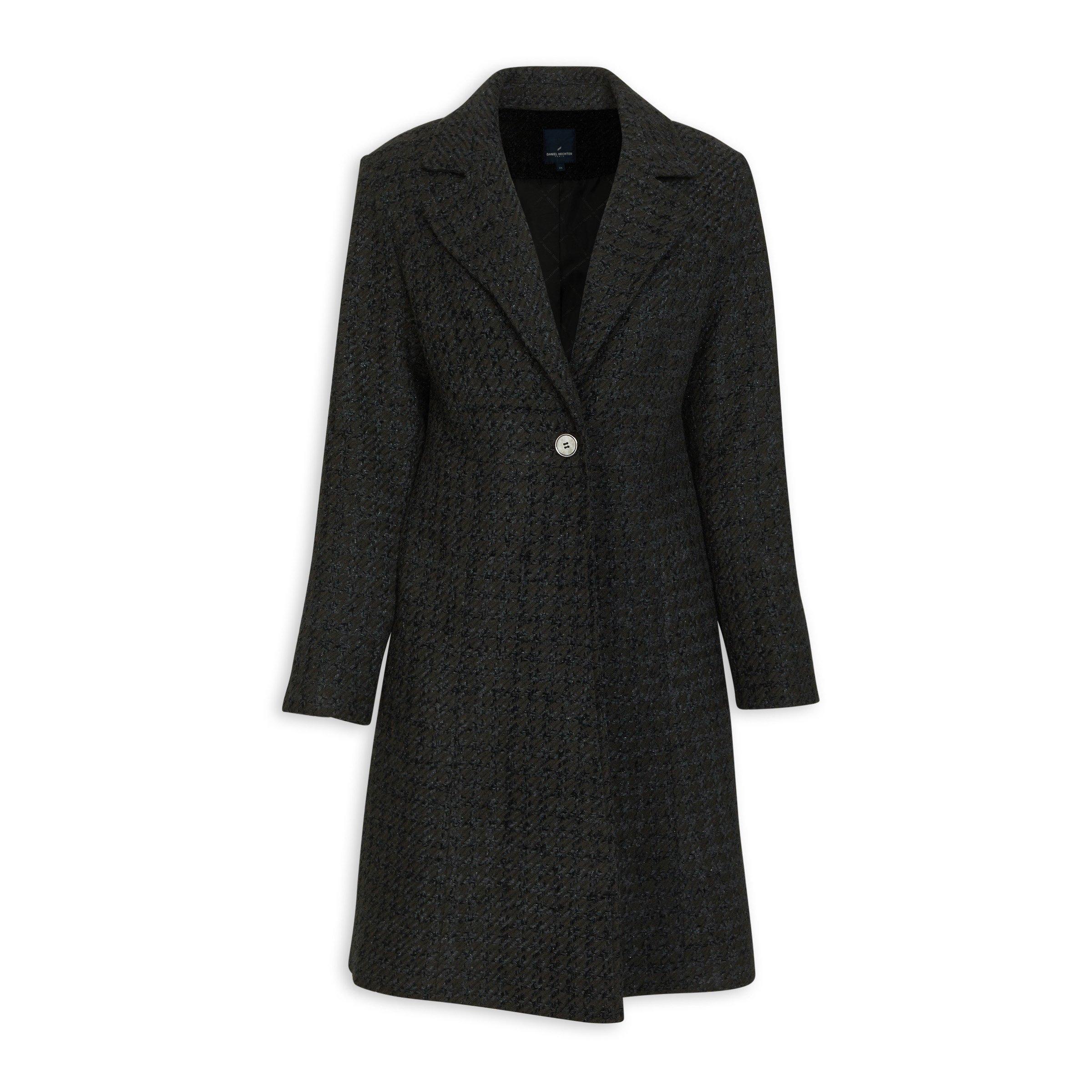 Black Dress Coat (3205376) | Daniel Hechter