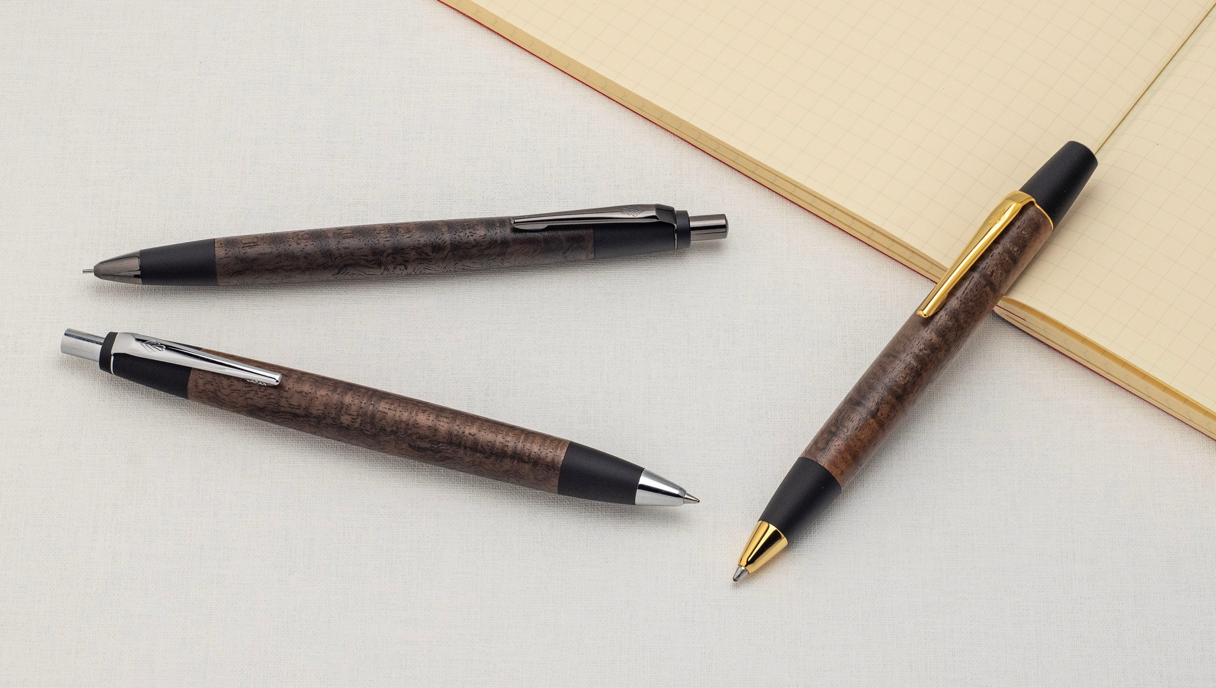 限定品・クラロウォルナット杢のペン – 野原工芸オンラインストア