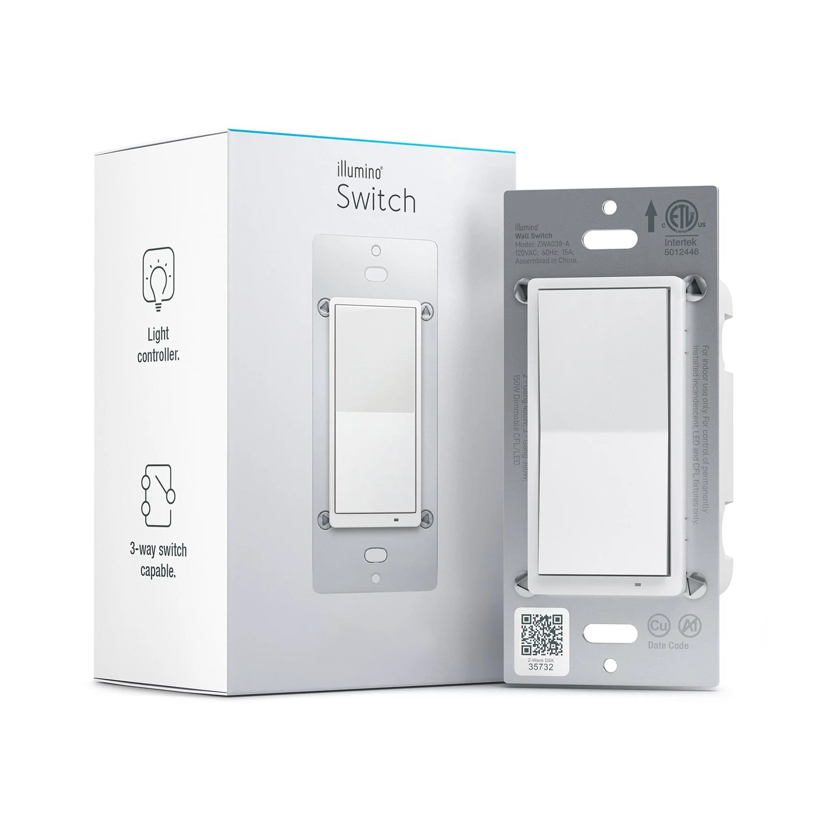 Aeotec illumino Switch | Z-Wave Plus Gen7 Smart Wall Switch