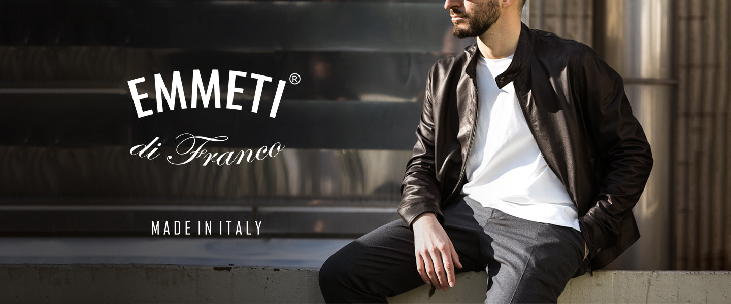 EMMETI ダークブラウン レザージャケット
