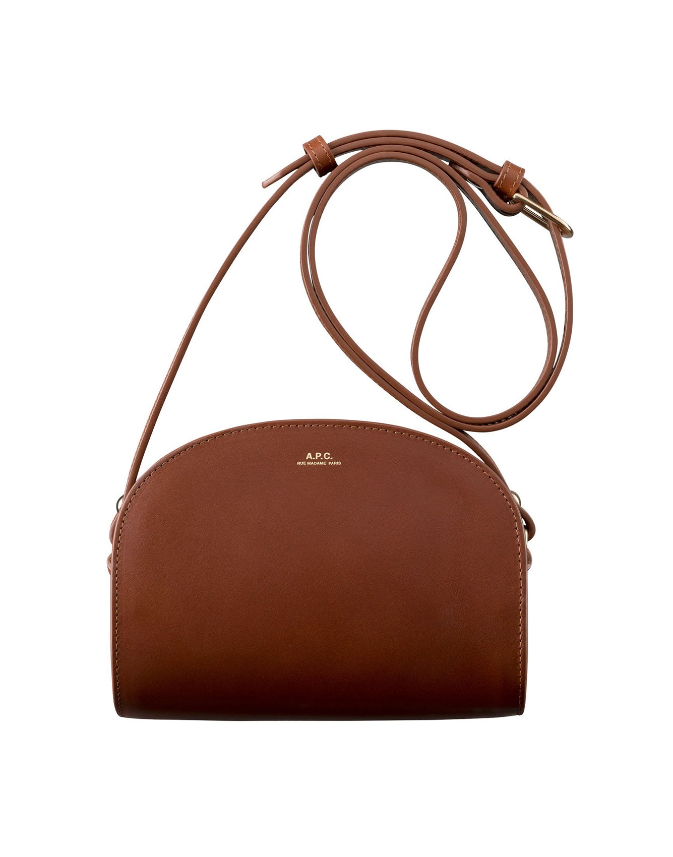 A.P.C. Mini Demi-lune Bag Nut Brown – E-Store333