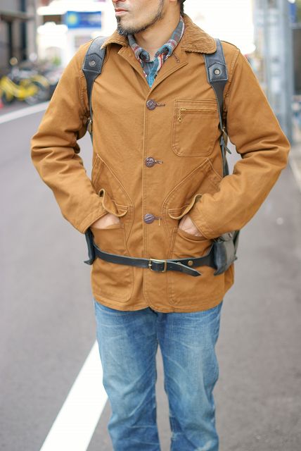 SUGAR CANE (シュガーケーン) 13ozブラウンキャンバス・ハンティング