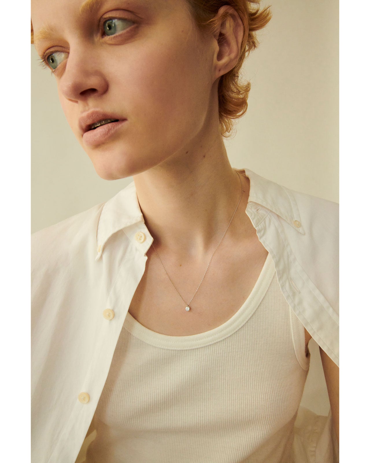 LUCY DIAMOND NECKLACE 0.3ct – Shinzone