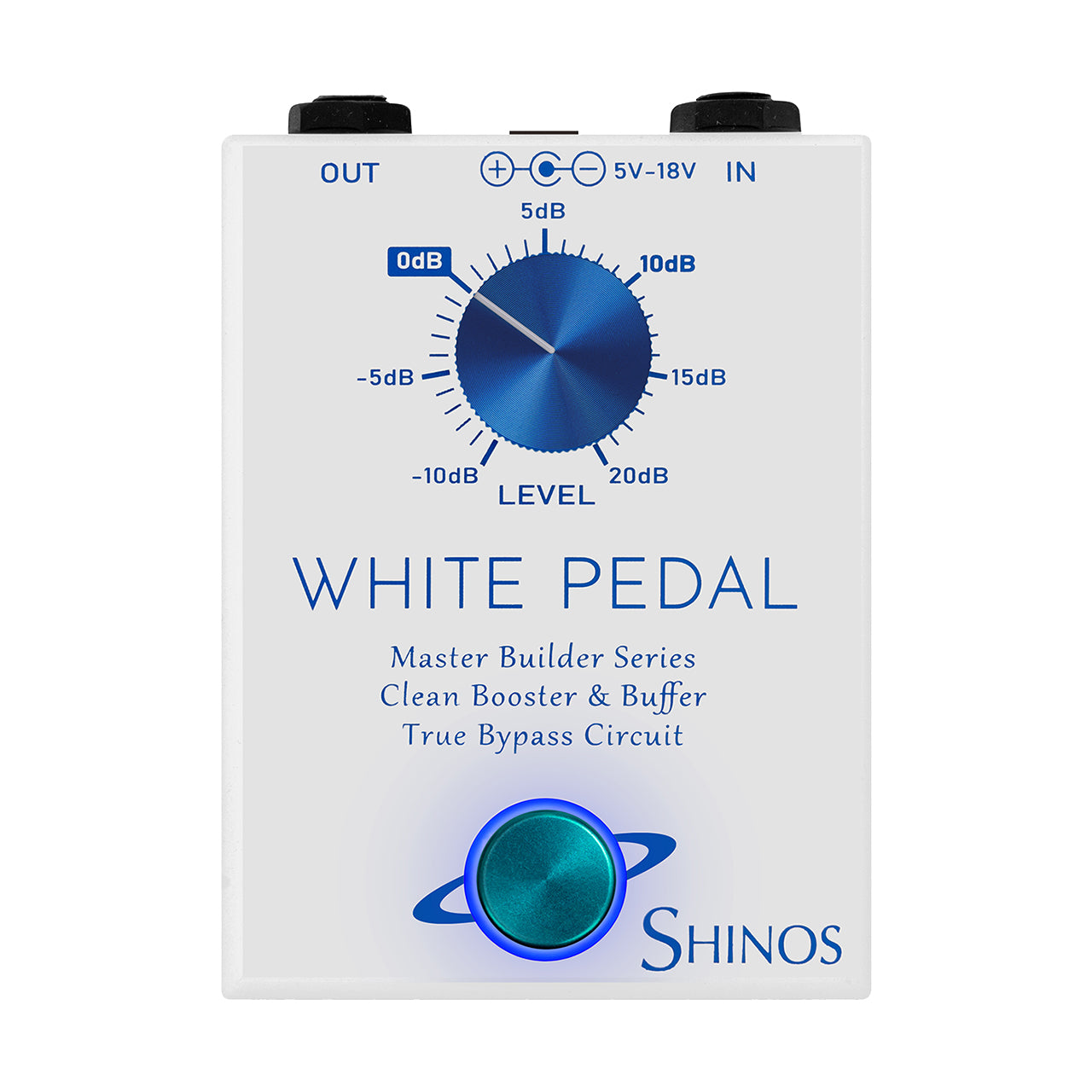 SHINOS EFFECT WHITE PEDAL – Shinos Amps USA