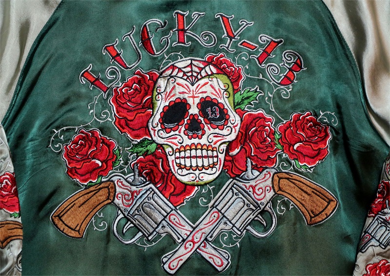 LUCKY13,ラッキー13,スカジャン(シュガースカル) 商品詳細