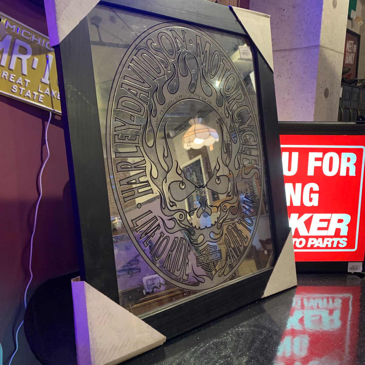 品番2631 Harley-Davidson PubMirror / ハーレーダビッドソン