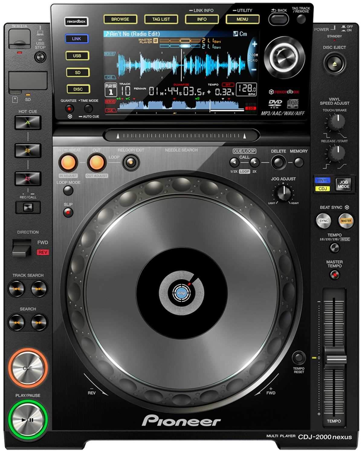 Pioneer DJ CDJ-2000nexus CD/MP3/USB DJ Multi Player