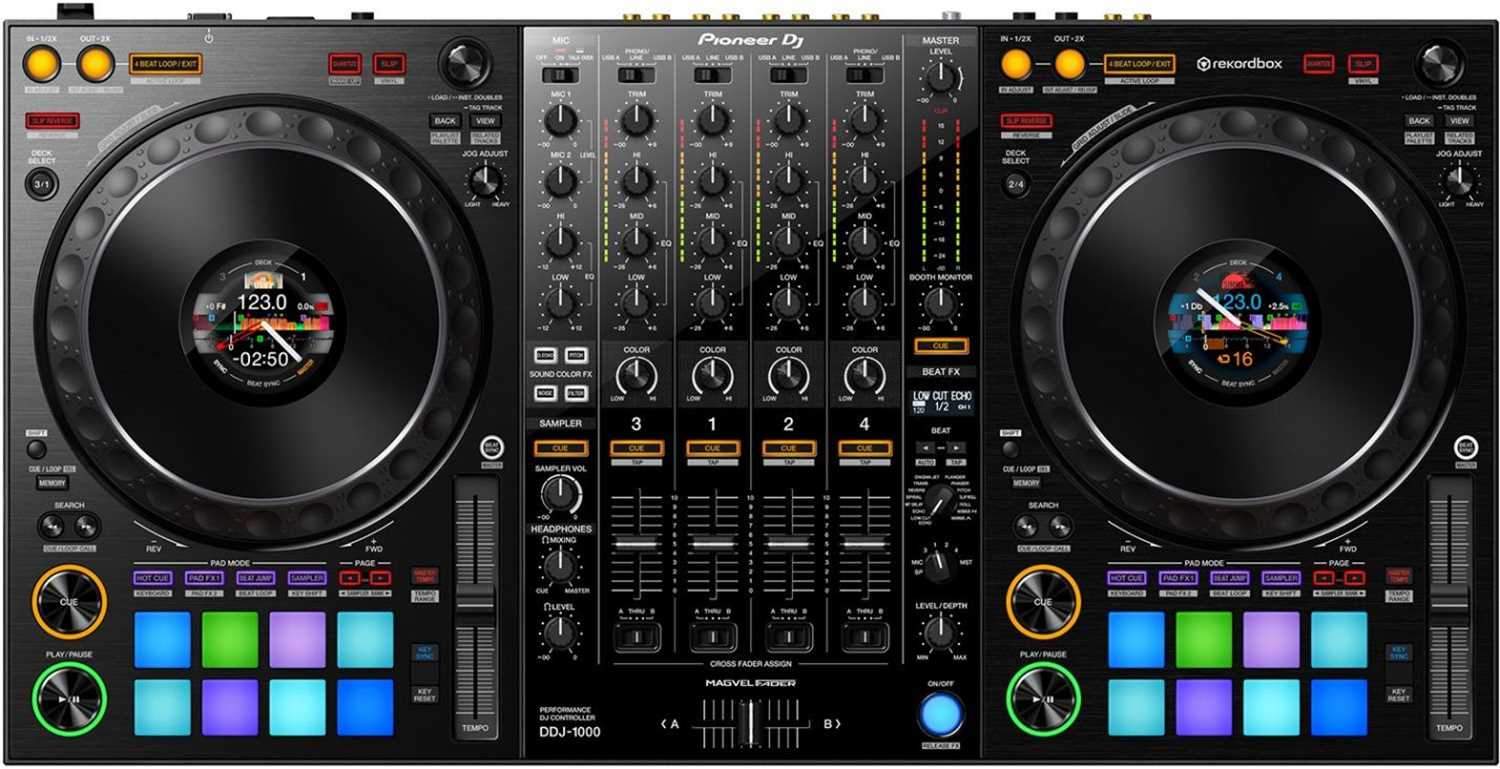 Pioneer DJ DDJ-1000 4-Channel DJ Controller for rekordbox