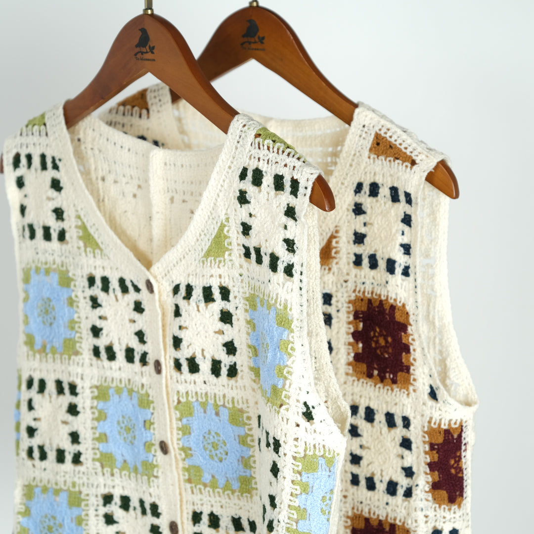 レトロフラワーベスト – to blossom