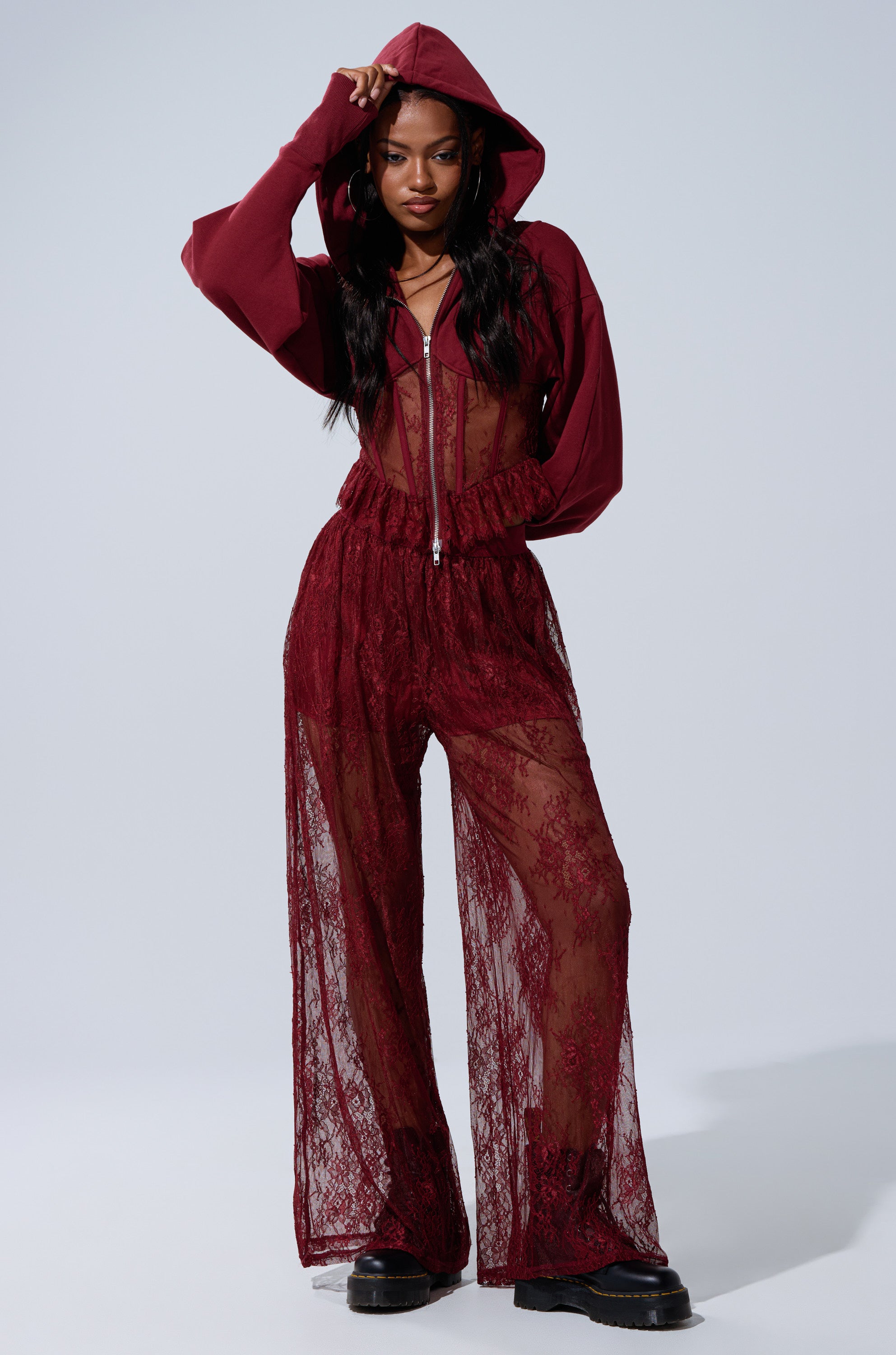 TOO TRENDY LACE PANTS – AKIRA