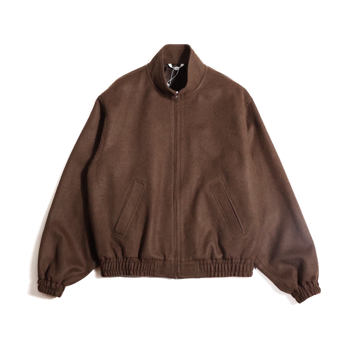 AURALEE 「BABY CAMEL FLANNEL ZIP BLOUSON」 – SISTER