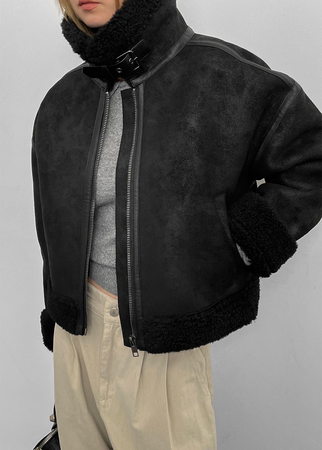 MADE] ランブルヴィンテージムートンジャケット | ファッション通販