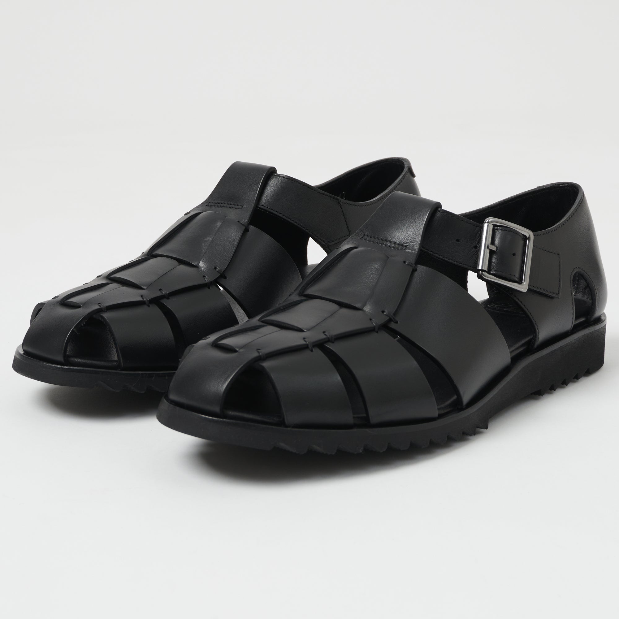Paraboot Pacific Sport Sandal - Black Lisse Noir – SON OF A STAG