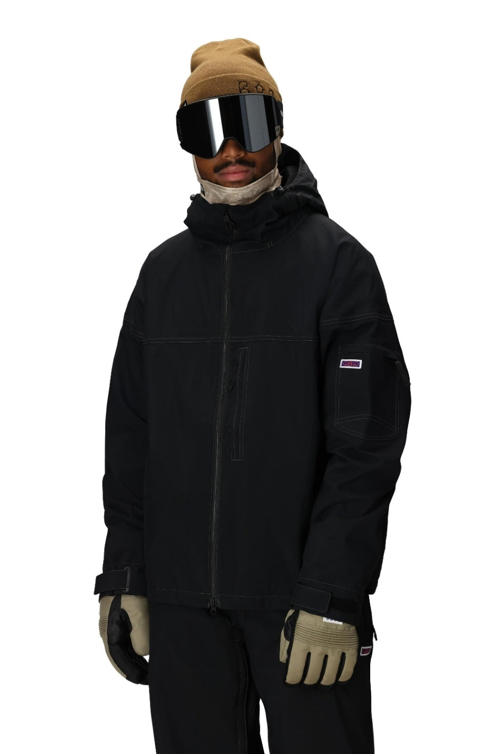 686 ロクハチロク MENS DOJOSHELL JACKET BLACK 25-26 スノーボード ウェア