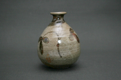 唐津焼 名工【中里 重利】(造)の『三島 徳利』共箱※美品 徳利 中里重利