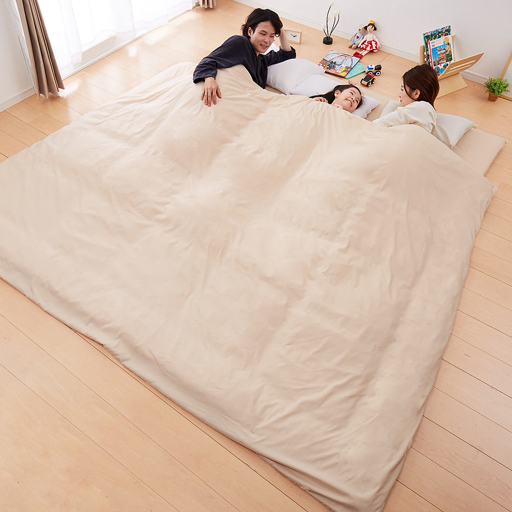 掛け布団 ファミリー 3人用 ワイド掛布団 家族布団 家族用 280×210
