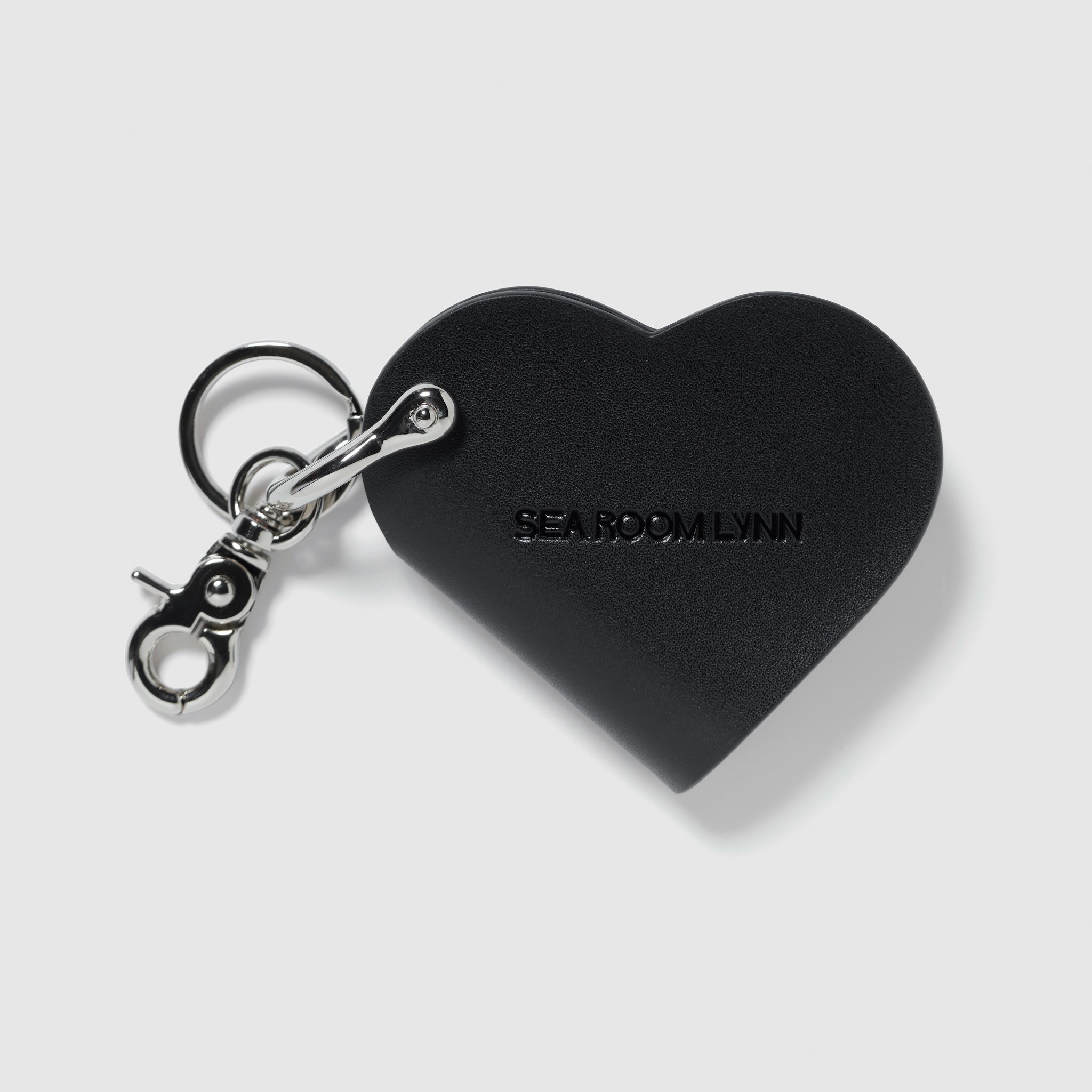 HEART LEATHER KEY RING