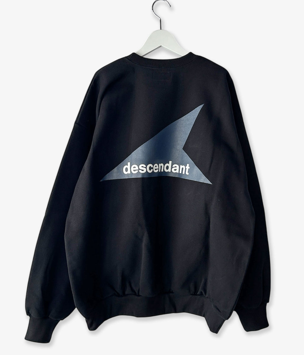 DESCENDANT/CETUS CREW NECK (BLACK)
