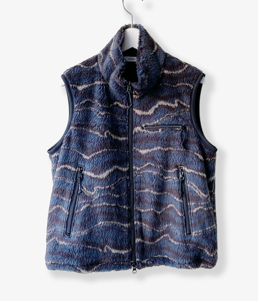 PHEENY/WAVE BOA VEST(GRAY)