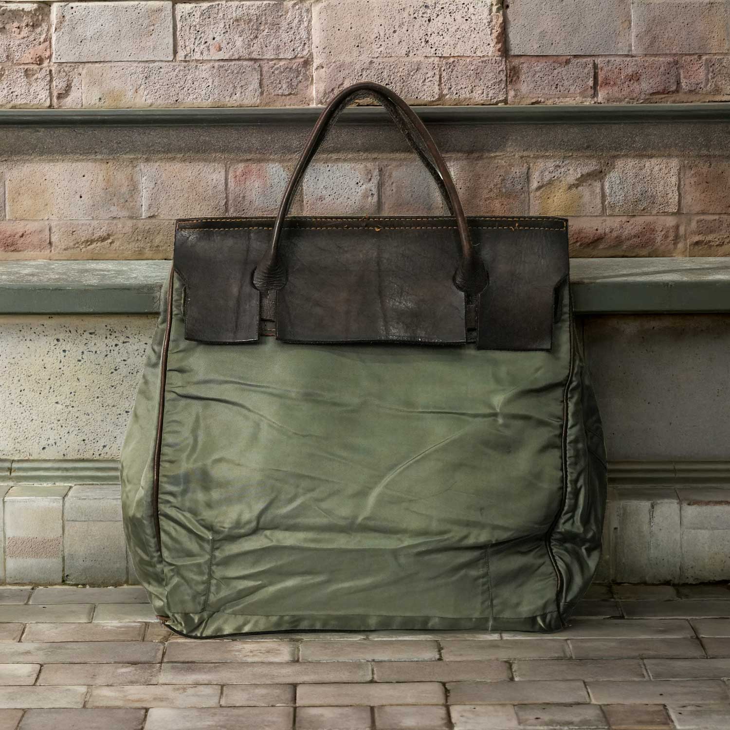 ヴィンテージUSミリタリー・パイロットスーツ生地使用 リメイクバッグ