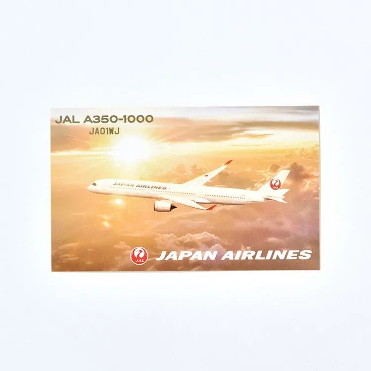 JALUX JALオリジナル JAL A350-1000 JA01WJ ステッカー ゴールド 日本