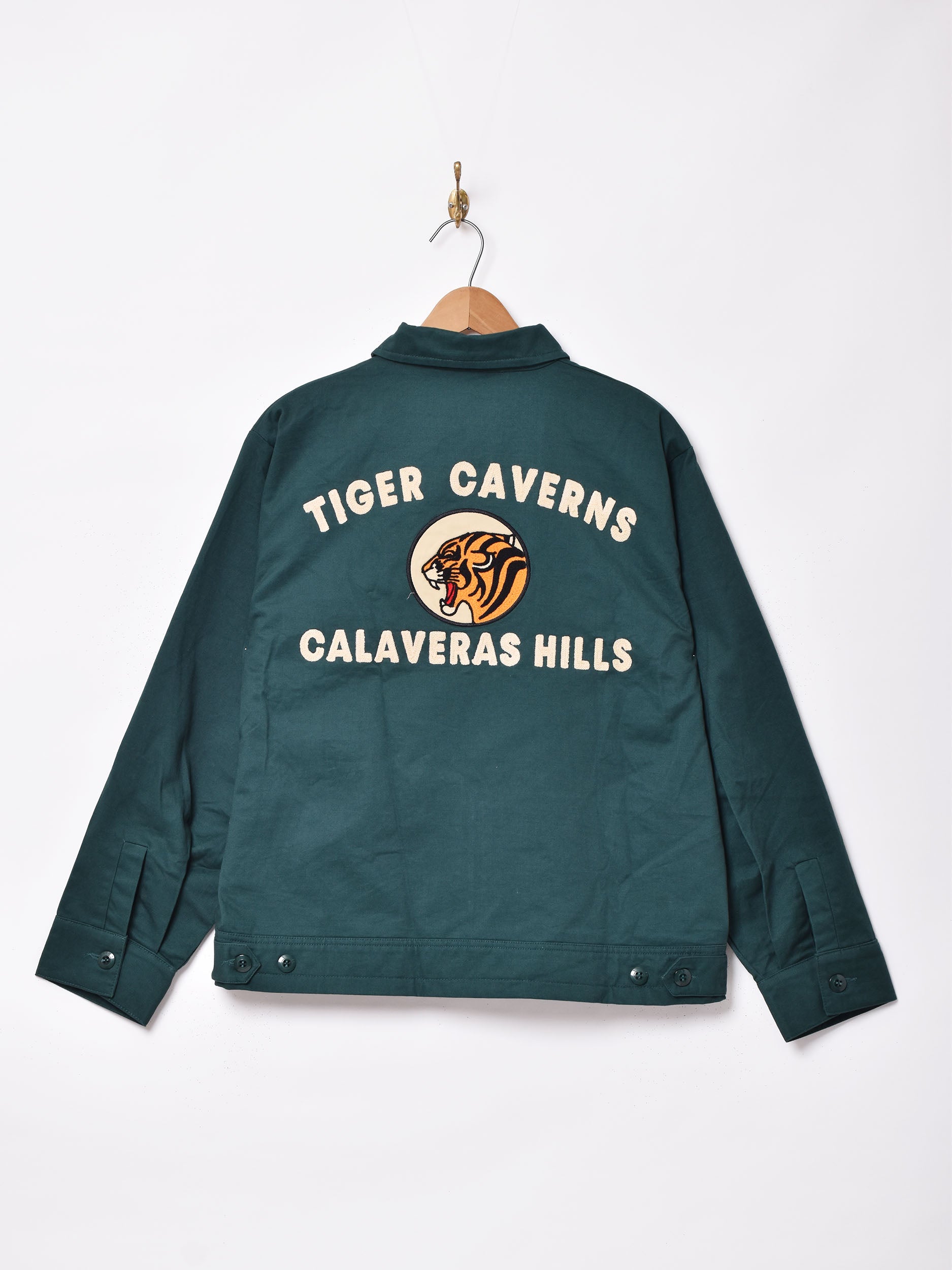 3色展開】Backers タイガー刺繍 ジップジャケット – 古着屋Top of the