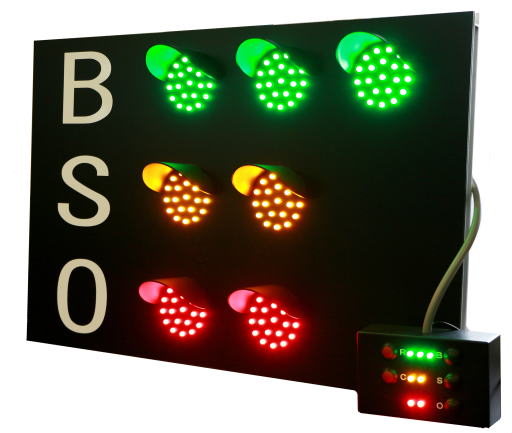 防滴野球用BSOカウンター LED