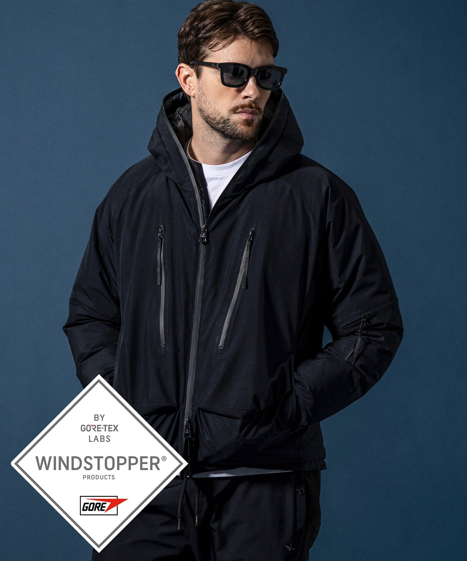 MENS】GTX DOWN HOODIE ダウンフーディー / WINDSTOPPER(R) プロダクト