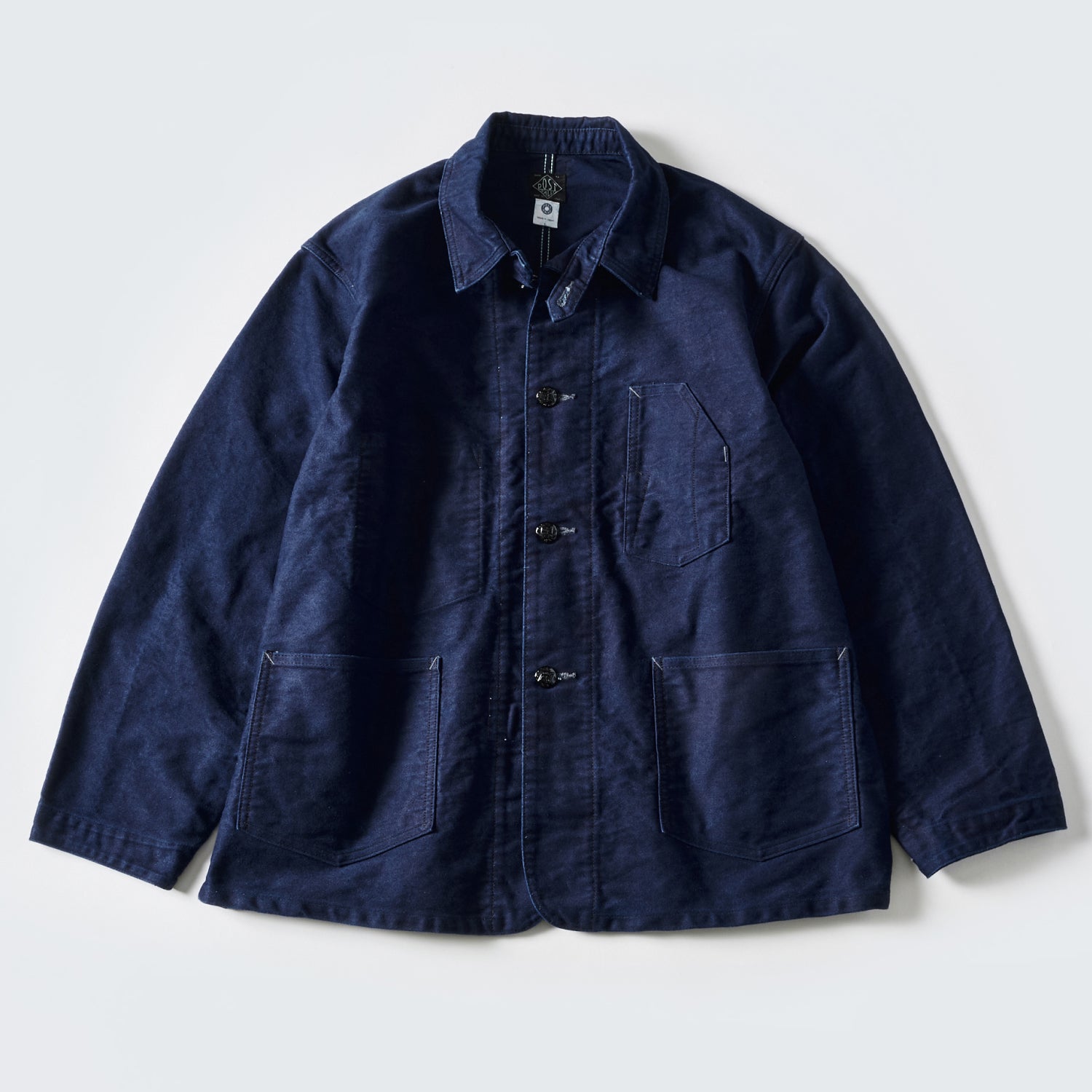 1101-MI No.1 Jacket : vintage moleskin indigo