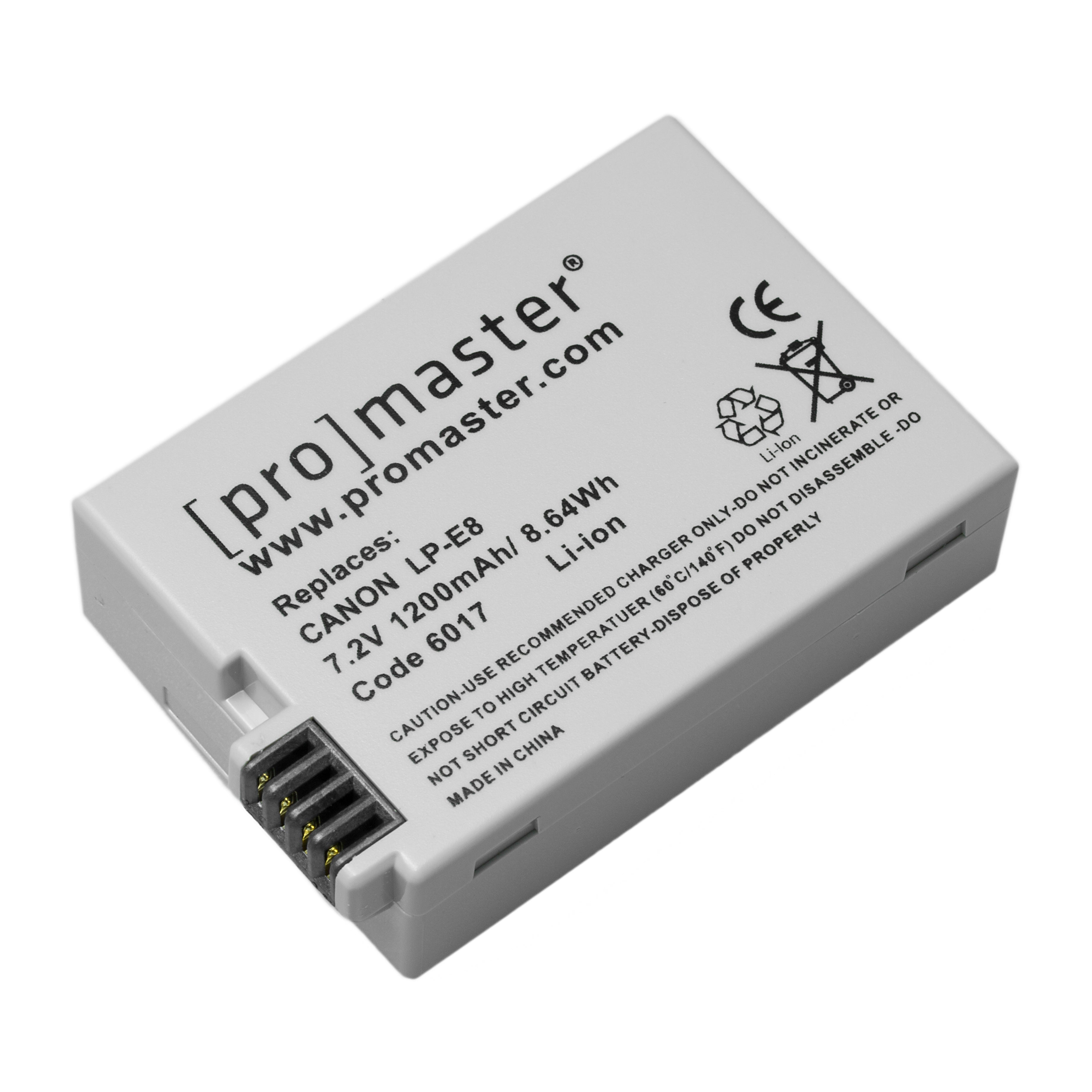 Li-ion Battery for Canon LP-E8 – ProMaster