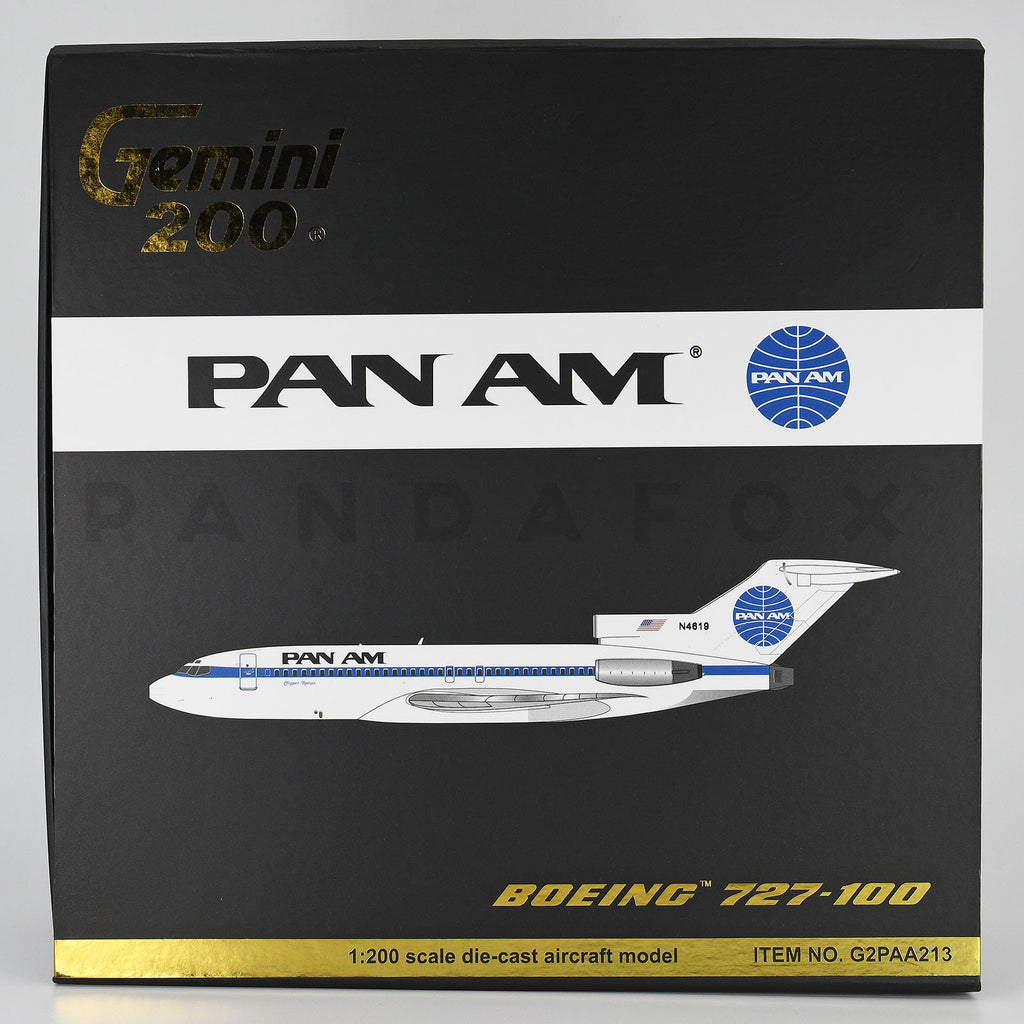 Pan Am Boeing 727-100 N4614 GeminiJets G2PAA213 Scale 1:200