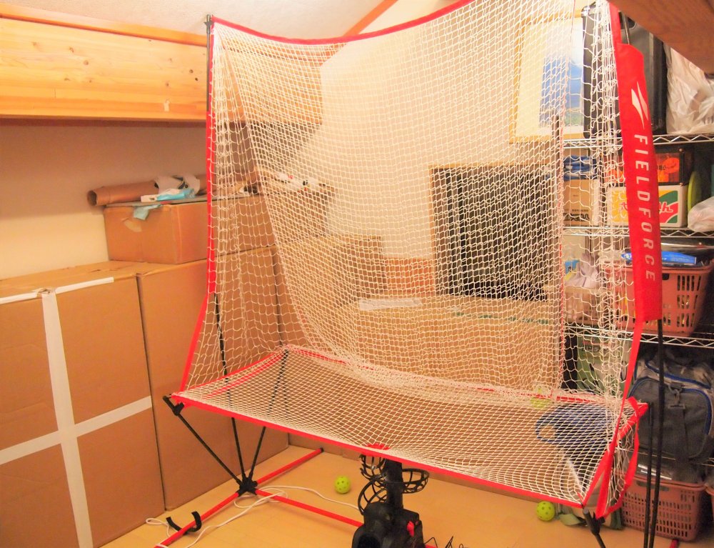 室内トスバッティング練習用「FTM-263AR」はどのくらいの広さで出来る