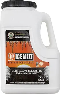Qik Joe Calcium Chloride Ice Melt - Instant Snow and Ice Melt for