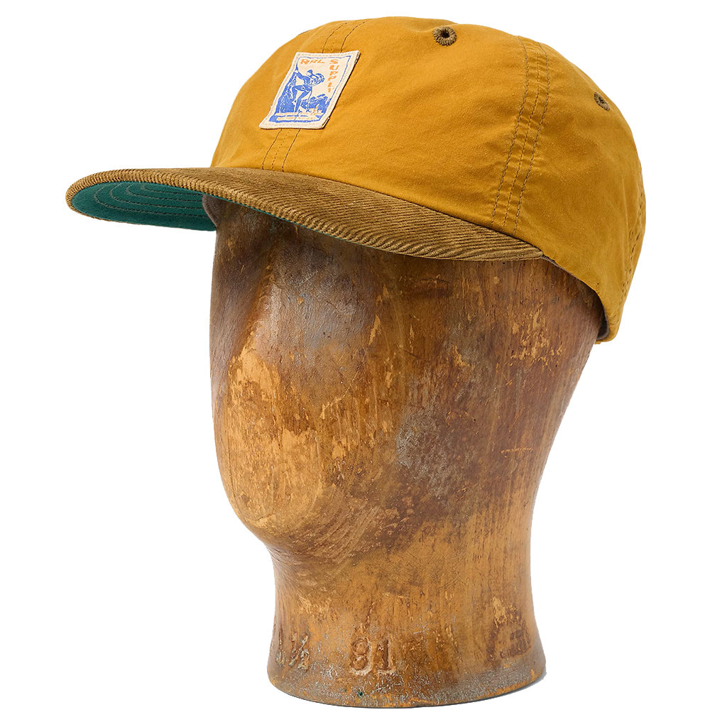 Double RL : CORDUROY-BILL OILCLOTH BALL CAP (YELLOW) – Reggieshop