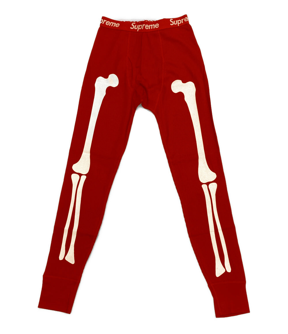 新品同様 Supreme×HANES ヘインズ パンツ Bones Tharmal pant レギンス