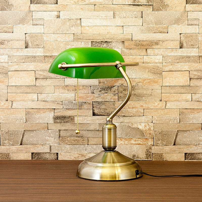 テーブルランプ バンカーズランプ 照明 – Heartful Country