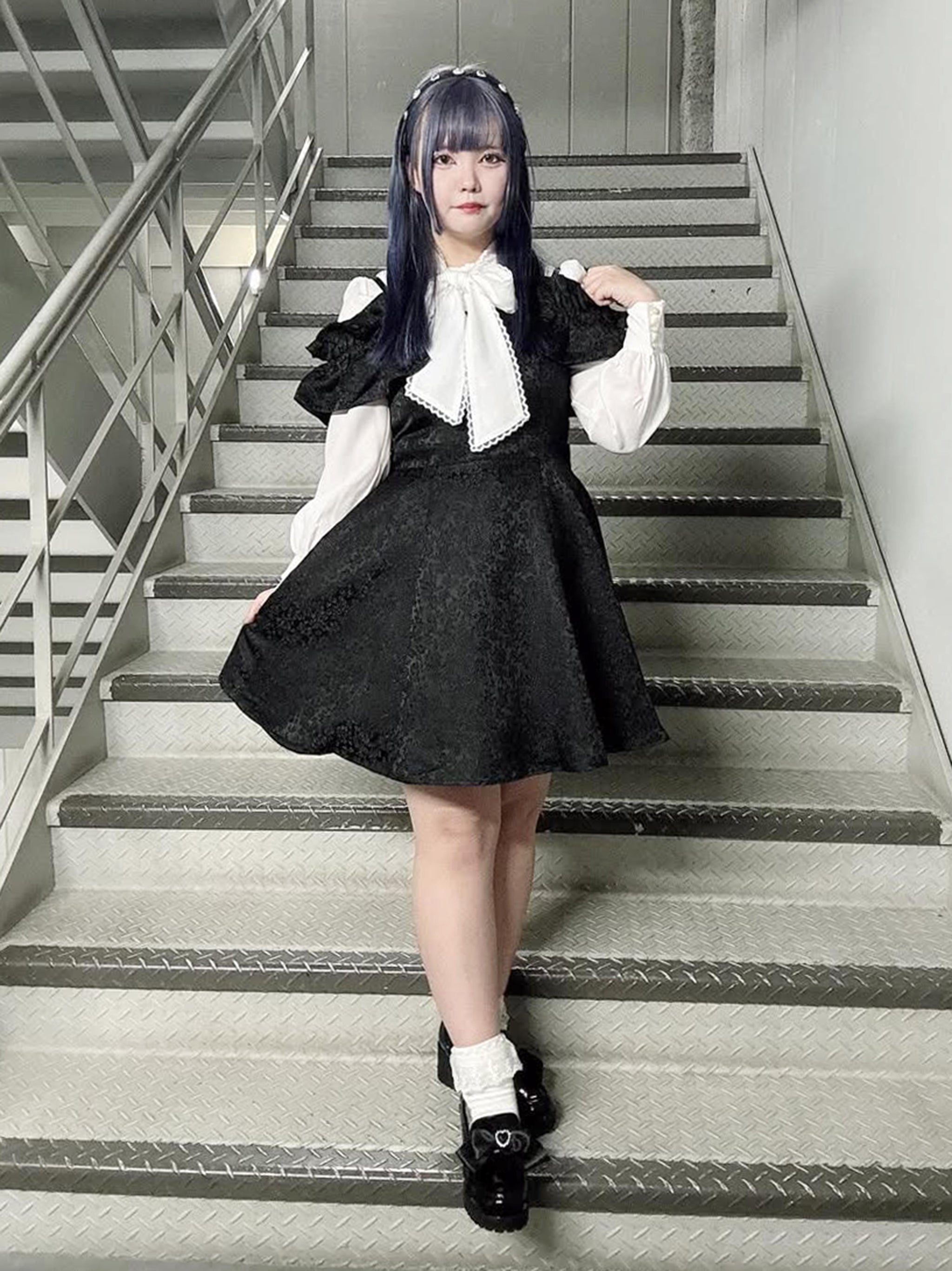 フリル袖ジャガードキャミワンピース – Amavel（アマベル）公式サイト