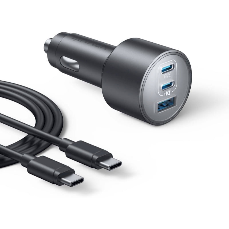 Anker Nano Car Charger (167.5W, 3 Ports) with USB-C & USB-C