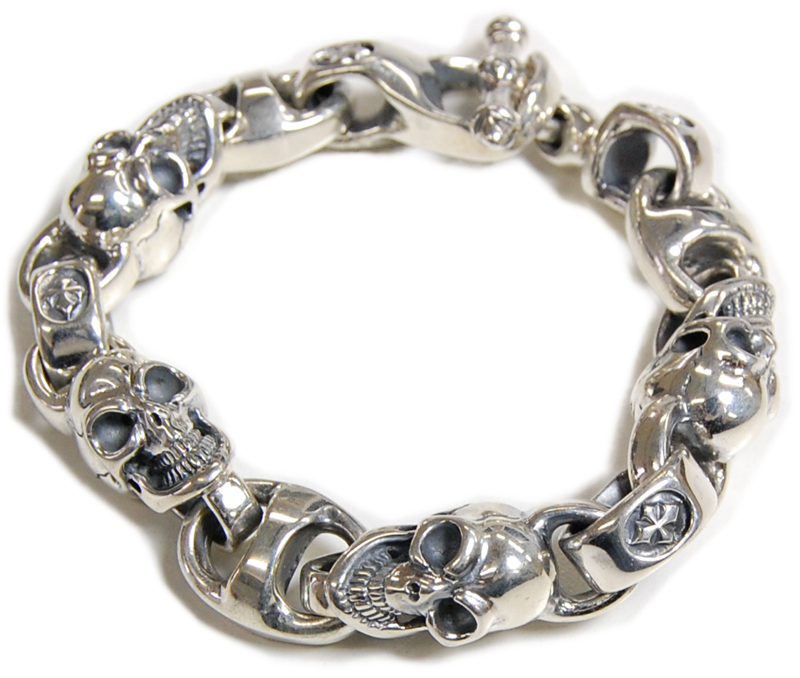 arc+shop】56%off！スカルブレスレット(Bill Wall Leather (BWL