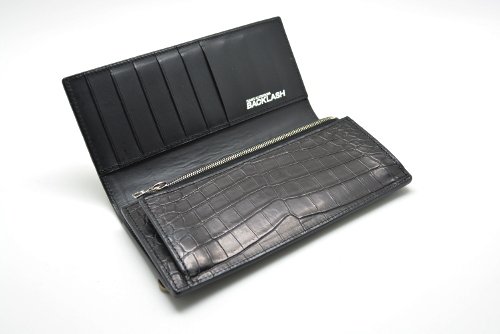 イサムカタヤマ バックラッシュ CALLING BACKLASH クロコ 墨染め 長