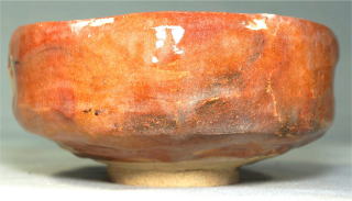 鵬雲斎 抹茶碗 楽弘入赤馬盥茶碗、竹内栖鳳白鷺画【茶道具からき】通販