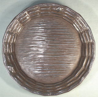 即中斎 表千家 南鐐折タメ盆 干菓子器 中川浄益作【茶道具からき】茶席