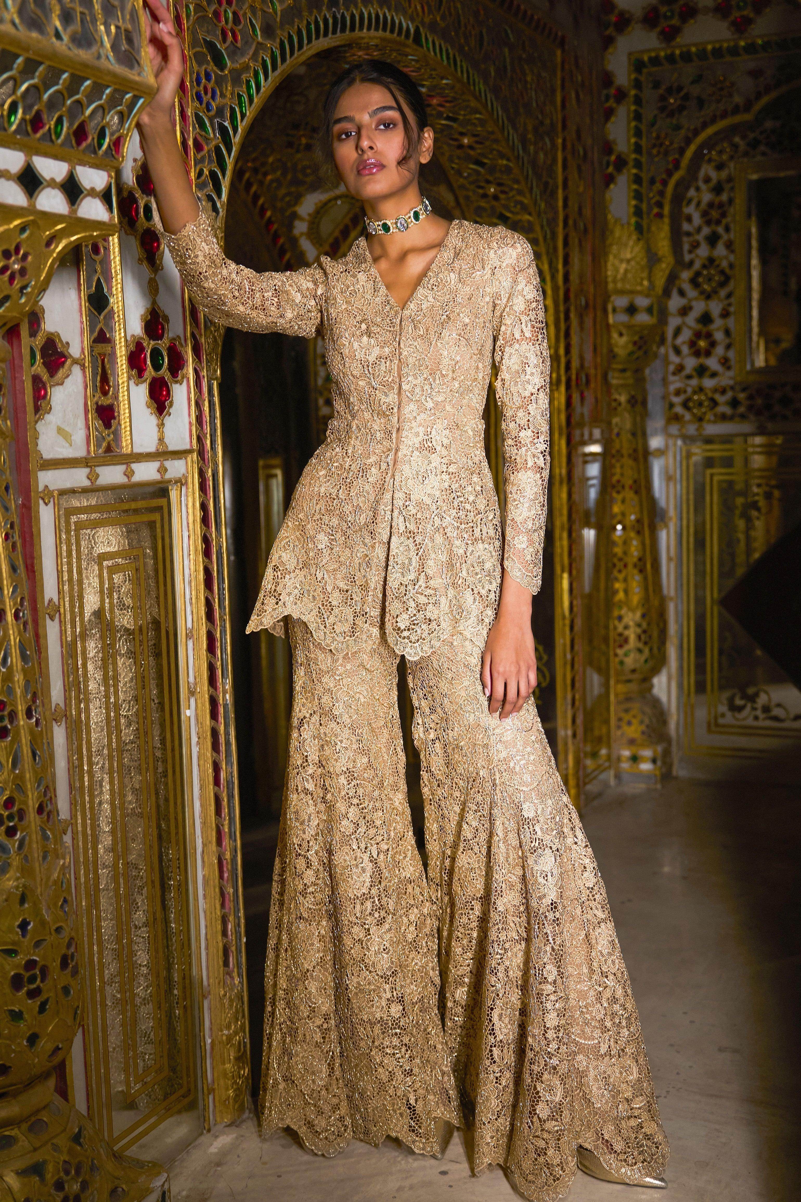 Dash and Dot - EMBROIDERED LACE PEPLUM SET | Online Store – dash